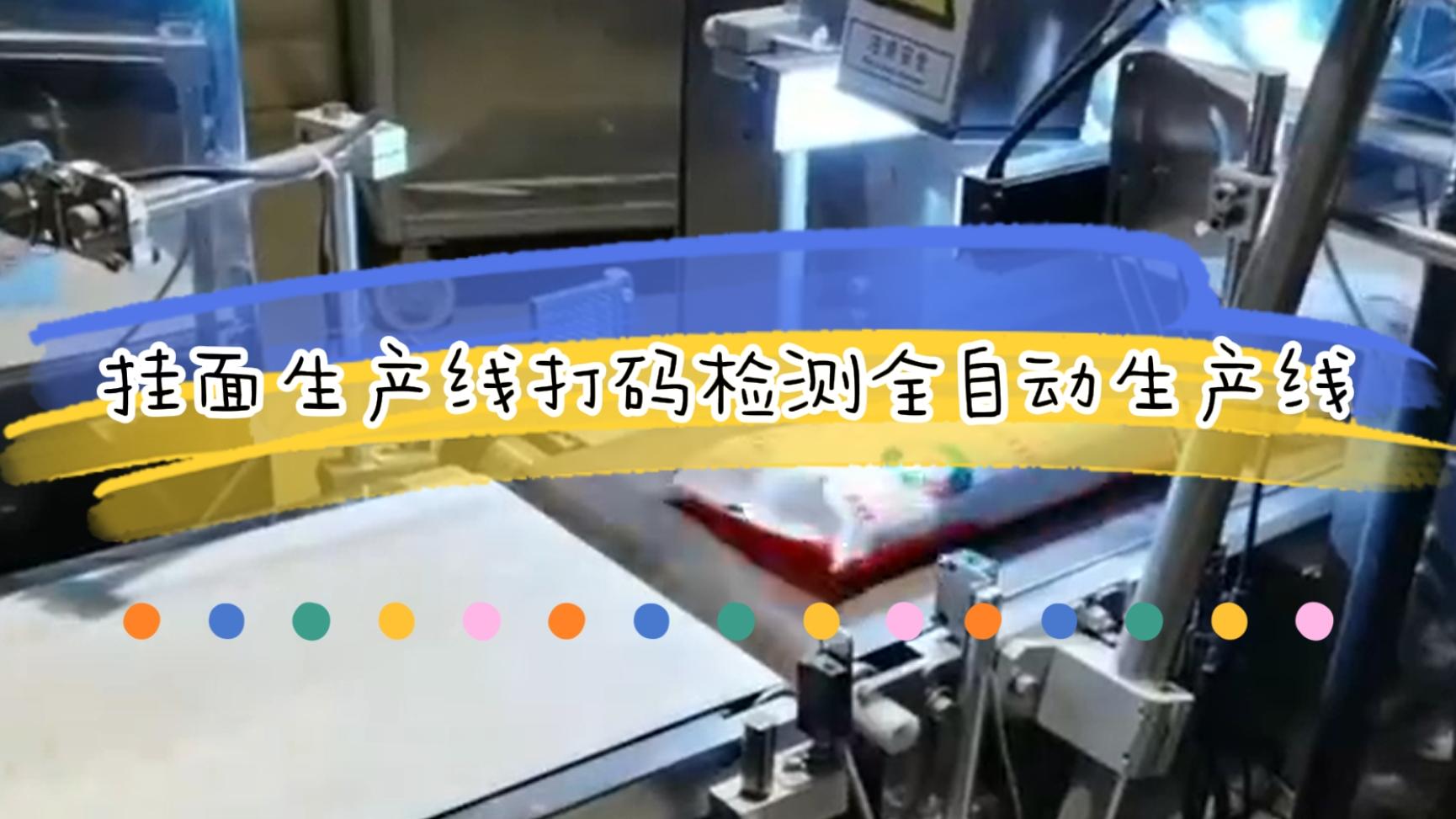 掛面生產(chǎn)流水線，激光日期打碼檢測(cè)全自動(dòng)生產(chǎn)線