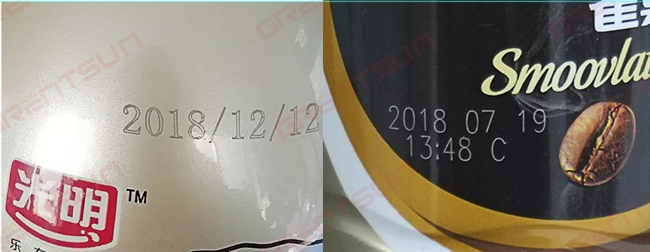 飲料行業中，收縮膜套標簽日期打碼